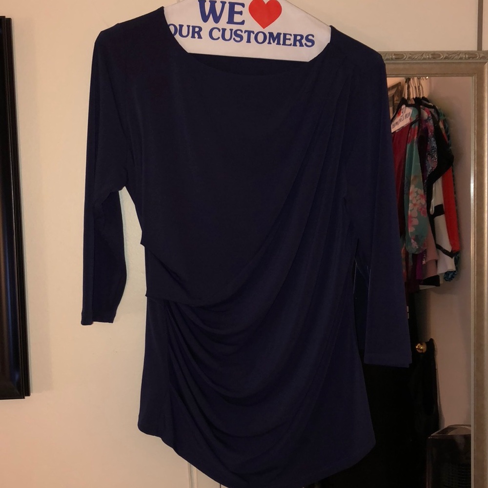 Ann Taylor Ruched Top XL